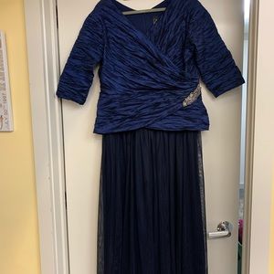 Navy Mother of the Bride Dress